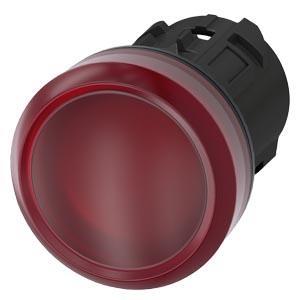 Główka lampki sygnalizacyjnej 22mm czerwona plastikowa IP69k Sirius ACT 3SU1001-6AA20-0AA0 Siemens