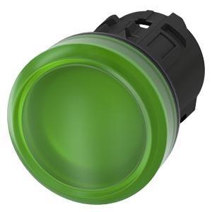 Główka lampki sygnalizacyjnej 22mm zielona plastikowa IP69k Sirius ACT 3SU1001-6AA40-0AA0 Siemens