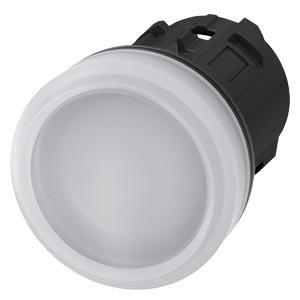Główka lampki sygnalizacyjnej 22mm biała plastikowa IP69k Sirius ACT 3SU1001-6AA60-0AA0 Siemens