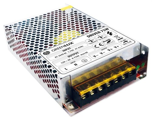 Elektroniczny zasilacz DRIVER LED IP20 75W Greenlux
