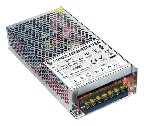 Elektroniczny zasilacz DRIVER LED 24V IP20 100W Greenlux