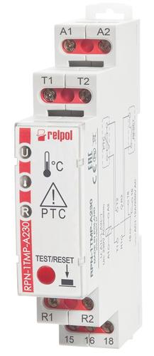 Przekaźnik do nadzoru temperatury silnika 1P 12A 250V AC 12A 24V DC 864370 Relpol