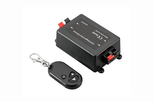 Ściemniacz LED JACKY czarny kodowany 12-24V DC 8A LD-DIMLED-10 GTV