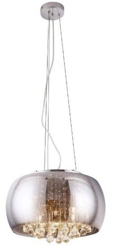 Lampa wisząca Moonlight średnia 5xG9 lustrzany klosz szary P0076-05L Maxlight