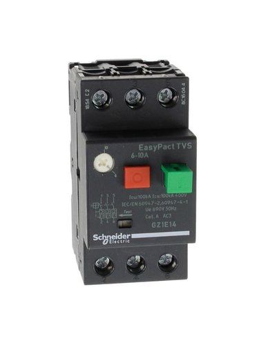 Wyłącznik silnikowy 3P 4kW 6-10A Schneider GZ1E14