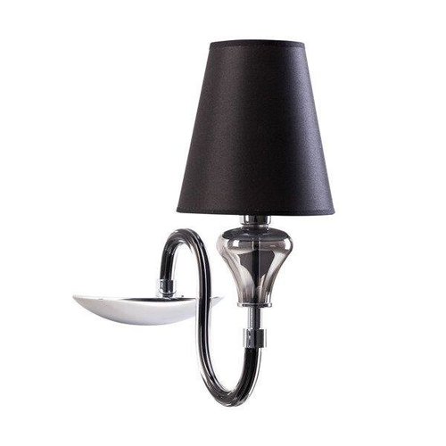 Lampa ścienna (Kinkiet) czarna 1xE14 Zuma Line Chandelier Wall MB2070-1BL