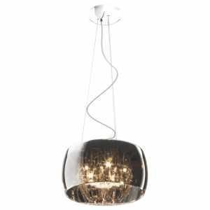 Lampa wisząca srebrny transparentny 50cm Zuma Line Crystal Pendant P0076-06X-F4FZ