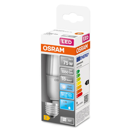 <span class="keyword" >Żar</span>ówka LED STAR CL STICK FR E27 9W = 75W 4000K mat Osram