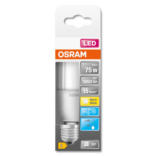 Żarówka LED STAR CL STICK FR E27 9W = 75W 2700K mat Osram