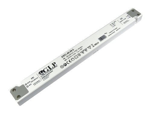 Zasilacz impulsowy do LED 60W 24V 2.5A DC wymiary: 305x30x17 GTPC-60-S płaski