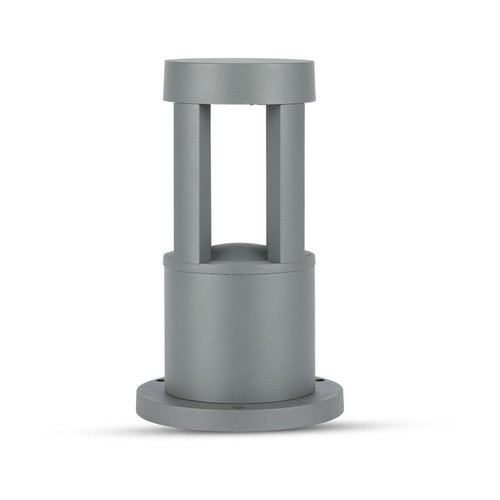 Lampa stojąca LED mała zewnętrzna ogrodowa szara 25cm 6500K zimna VT-830-G 8321 V-TAC