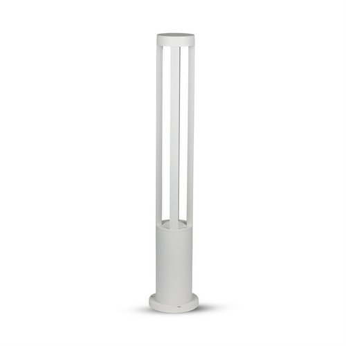 Lampa stojąca LED duża zewnętrzna ogrodowa biała 80cm 6500K zimna VT-820-W 8327 V-TAC