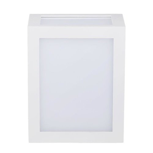 Kinkiet zewnętrzny LED kostka prostokąt biały 12W 3000K ciepła VT-822-W 8334 V-TAC