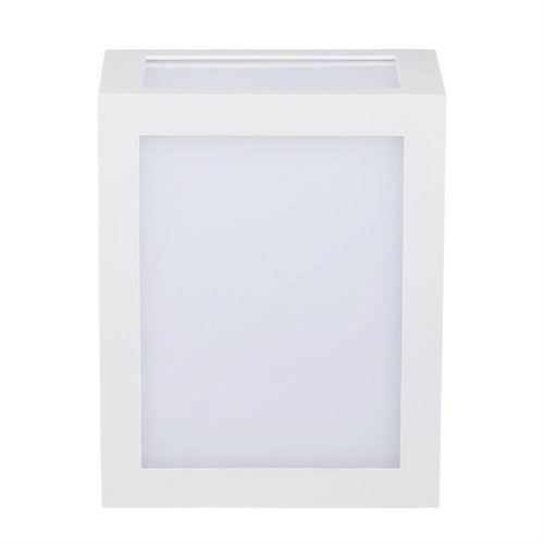 Kinkiet zewnętrzny LED kostka prostokąt biały 12W 6400K zimna VT-822-W 8336 V-TAC