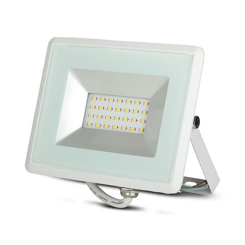 Naświetlacz LED 20W 6400K zimna 1700lm IP65 Biały V-TAC 5951 E Series