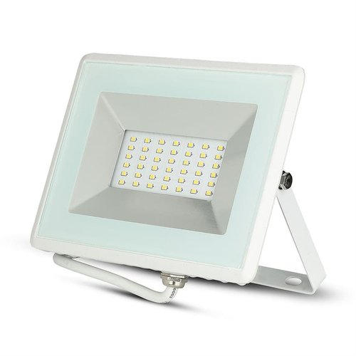 Naświetlacz LED 30W 3000K ciepła 2550lm IP65 Biały V-TAC 5955 E Series