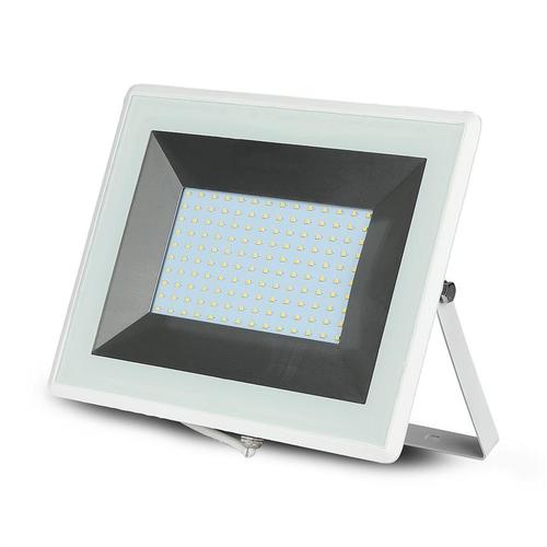 Naświetlacz LED 100W 3000K ciepła 8500lm IP65 Biały V-TAC 5967 E Series