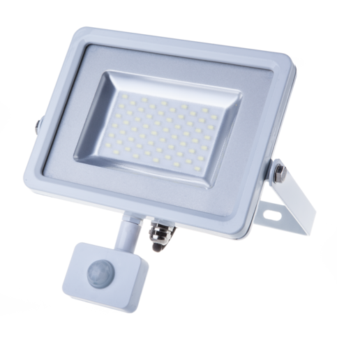Naświetlacz LED z czujnikiem ruchu 30W 6000K zimna 2400lm IP44 V-TAC 5752