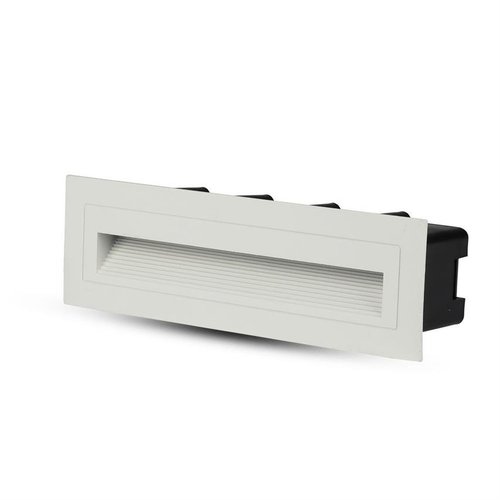 Oprawa schodowa LED do wbudowania 6W IP54 podłużna prostokąt biały 4000K Steplight-Rectangle VT-1166-W 8353 V-TAC
