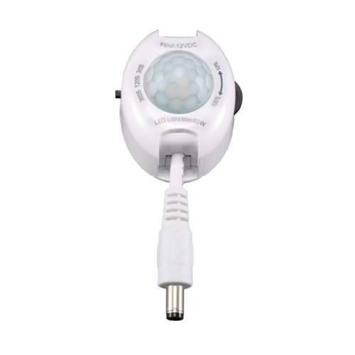 Czujnik ruchu do paska LED 120st., 12V, max LED 60W, funkcja przyciemniania Orno OR-CR-260
