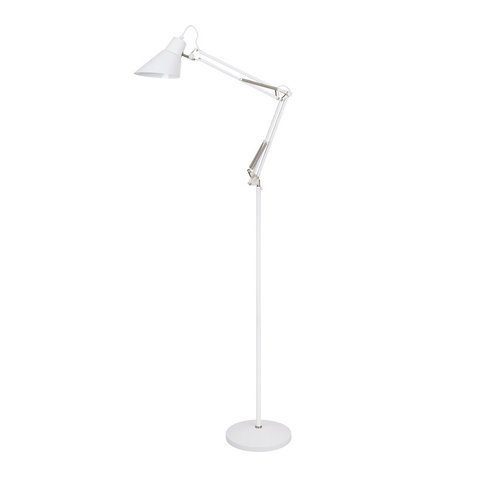 Lampa podłogowa stojąca Richard 165 cm biała E27 ML-HN3030 WH+S.NICK Italux