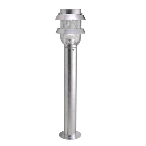 Lampa zewnętrzna stojąca ogrodowa słupek Tivoli E27 IP44 industrial retro srebrny 66315-60/G Italux