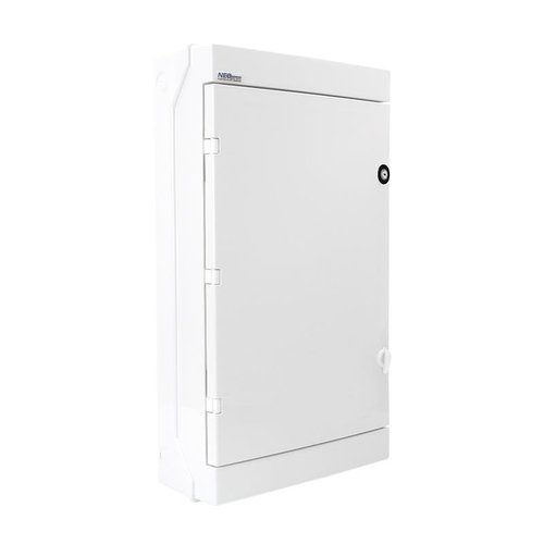 Rozdzielnica hermetyczna natynkowa 3x12 RH-36/3ZB (z zamkiem), listwy zaciskowe, wspornik TH35, IK07, 1000V DC, IP65 drzwi...