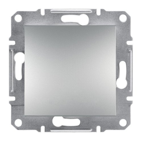 Łącznik 1-biegunowy bez ramki, aluminium Schneider Asfora