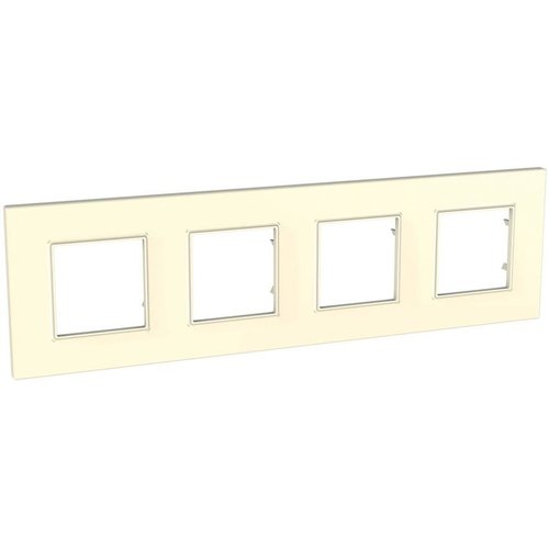 Unica Quadro ramka 4-krotna piaskowy Unica