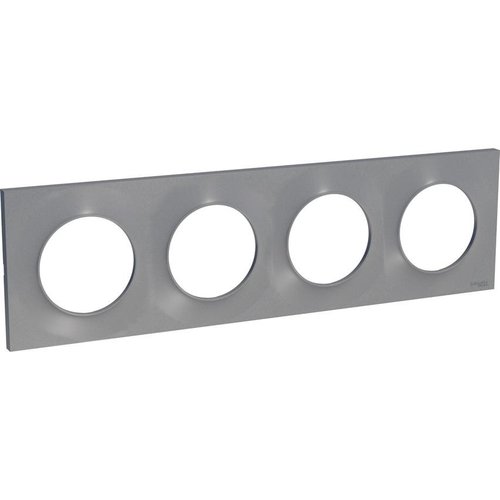 Ramka 4-krotna, aluminium Odace