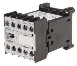 Stycznik 4 biegunowy 230VAC 4A NC+NO x3 DIN Siemens