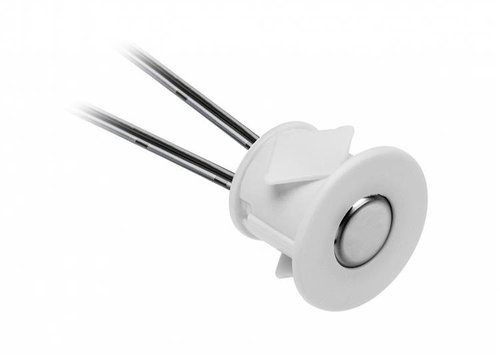 Włącznik dotykowy ściemnialny 12V 24W biały fi 22 x 16mm na otwór fi18 GTV