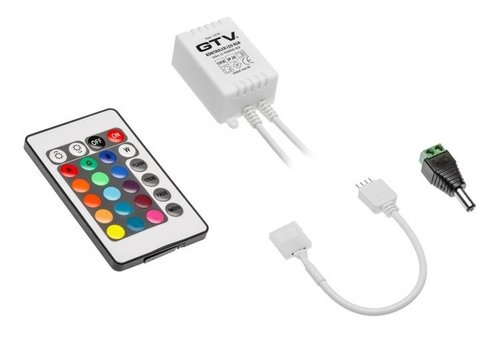 Kontroler LED RGB mini 12V IP20 max.72 w GTV