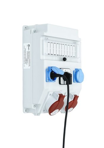 Rozdzielnia budowlana LOP wył L0P okienko 11 modułów 1x32A/5P, 1x16A/5P, 2x230V