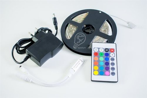 Zestaw pasek taśma LED RGB, 3m 90 SMD IP20, Struhm