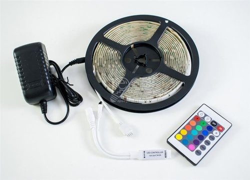 Zestaw pasek taśma LED RGB, 5m 90 SMD IP20, Struhm