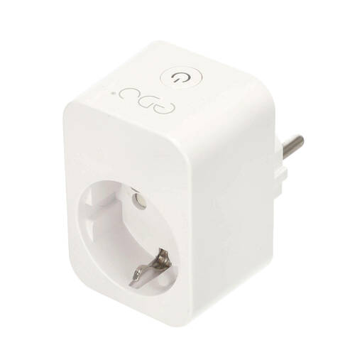 Inteligentne gniazdko WiFi Schuko z monitorem energii Tuya, 16A 3680W EDO777486 EDO Solutions