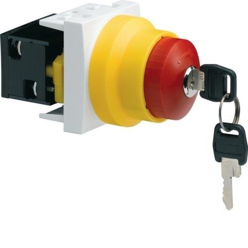 systo Wyłącznik bezpieczeństwa z kluczem, 10A/250V, 2M, biały Hager WS032