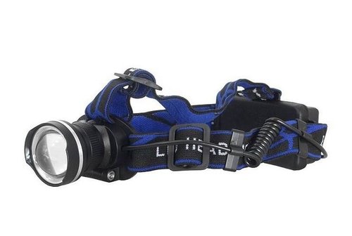 Profesjonalna latarka czołowa akumulatorowa 10W LED, wodoodporna, Tiross TS-1146