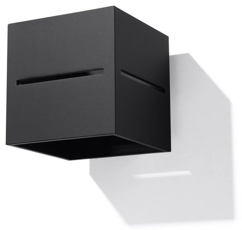 Kinkiet aluminiowy LOBO, 1 x G9, czarny, SOLLUX, SL.0204