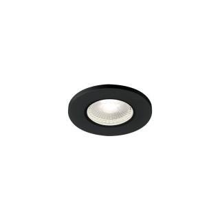 Oczko sufitowe KAMUELA ECO, ognioodporne, 400 lm, 3000K, czarny, SLV 1001015