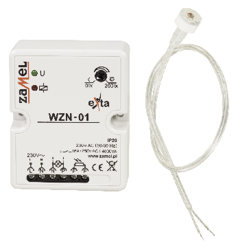 Wyłącznik zmierzchowy z sondą SOH-01 natynk. 230V AC, WZN-01/S1, exta Zamel