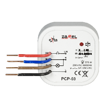 Przekaźnik czasowy 230V AC, PCP-03, exta Zamel