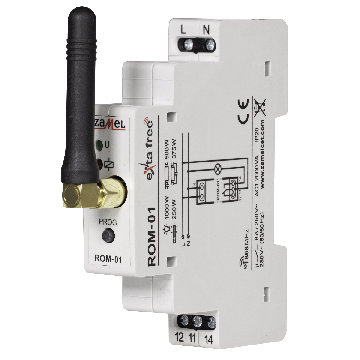 Radiowy odbiornik modułowy 1-kanałowy, ROM-01, exta free Zamel