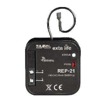 Retransmiter systemu Exta Life dopuszkowy Zamel REP-21