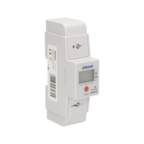 1-fazowy wskaźnik zużycia energii elektrycznej z dodatkowym podlicznikiem, 80A, OR-WE-503, Orno