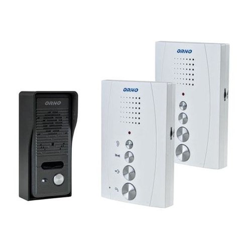 Zestaw domofonowy jednorodzinny, bezsłuchawkowy ELUVIO INTERCOM, biały, OR-DOM-RE-920/W Orno