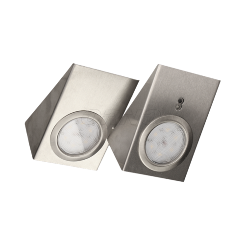 Zestaw opraw meblowych LED z bezdotykowym wyłącznikiem, INOX, 2.5W, 4000K, OR-AE-13118, Orno