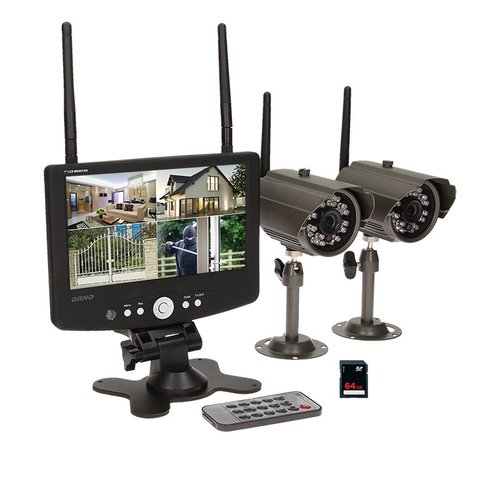 4-kanałowy, bezprzewodowy system do monitoringu Orno OR-MT-JE-1801