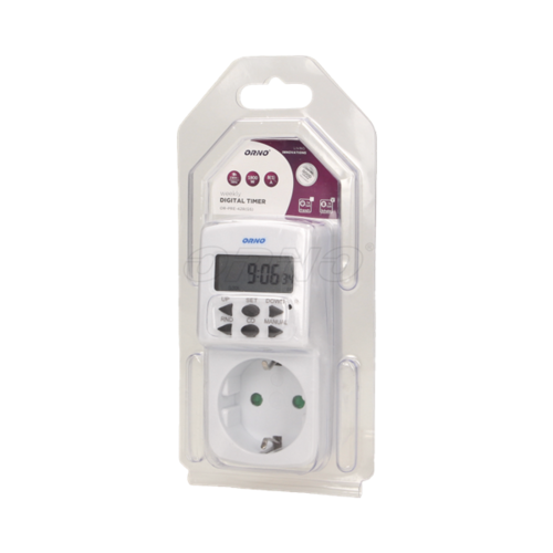 Elektroniczny programator czasowy MINI, wersja schuko Orno OR-PRE-428(GS)